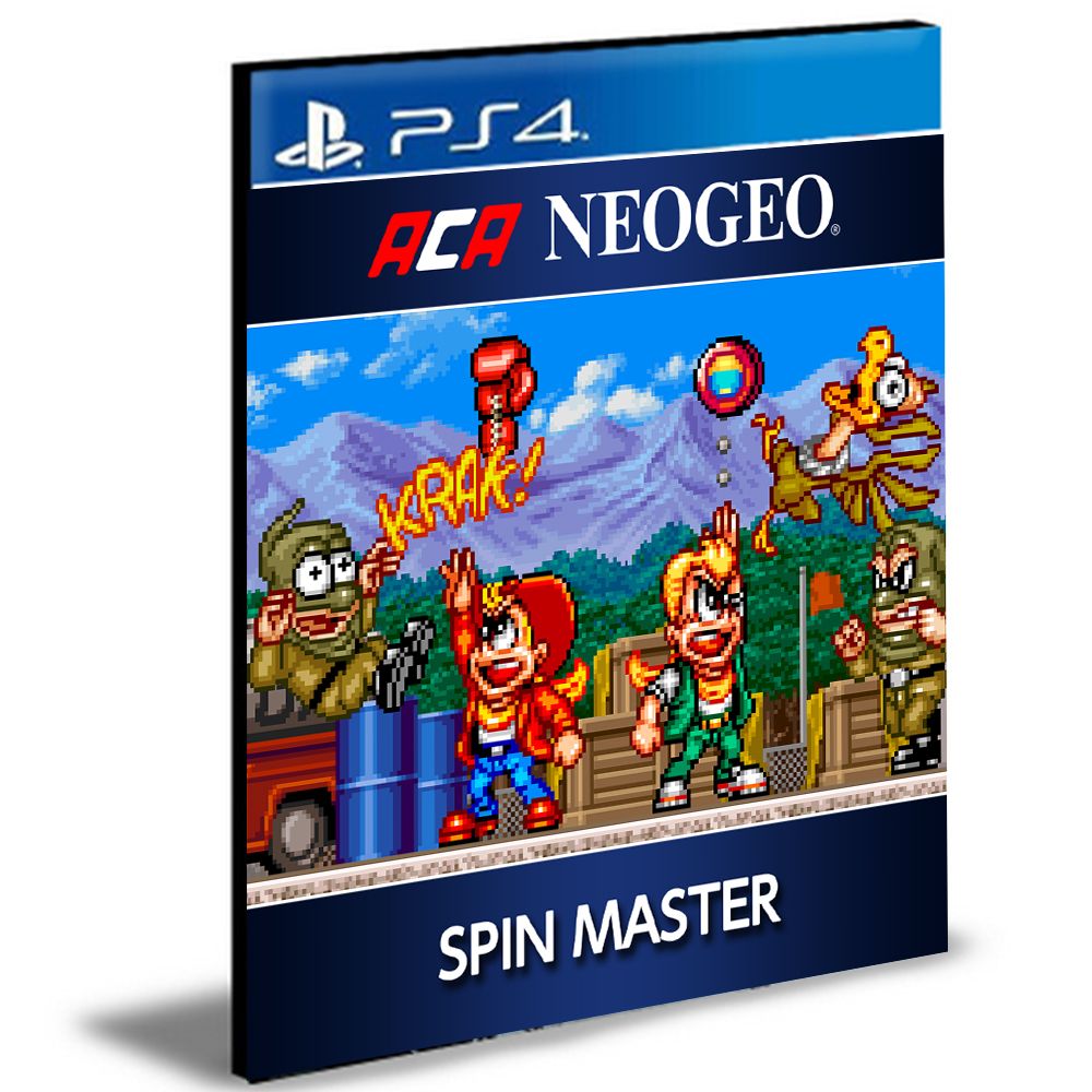 ACA NEOGEO SPIN MASTER Playstation 4 Mídia Digital